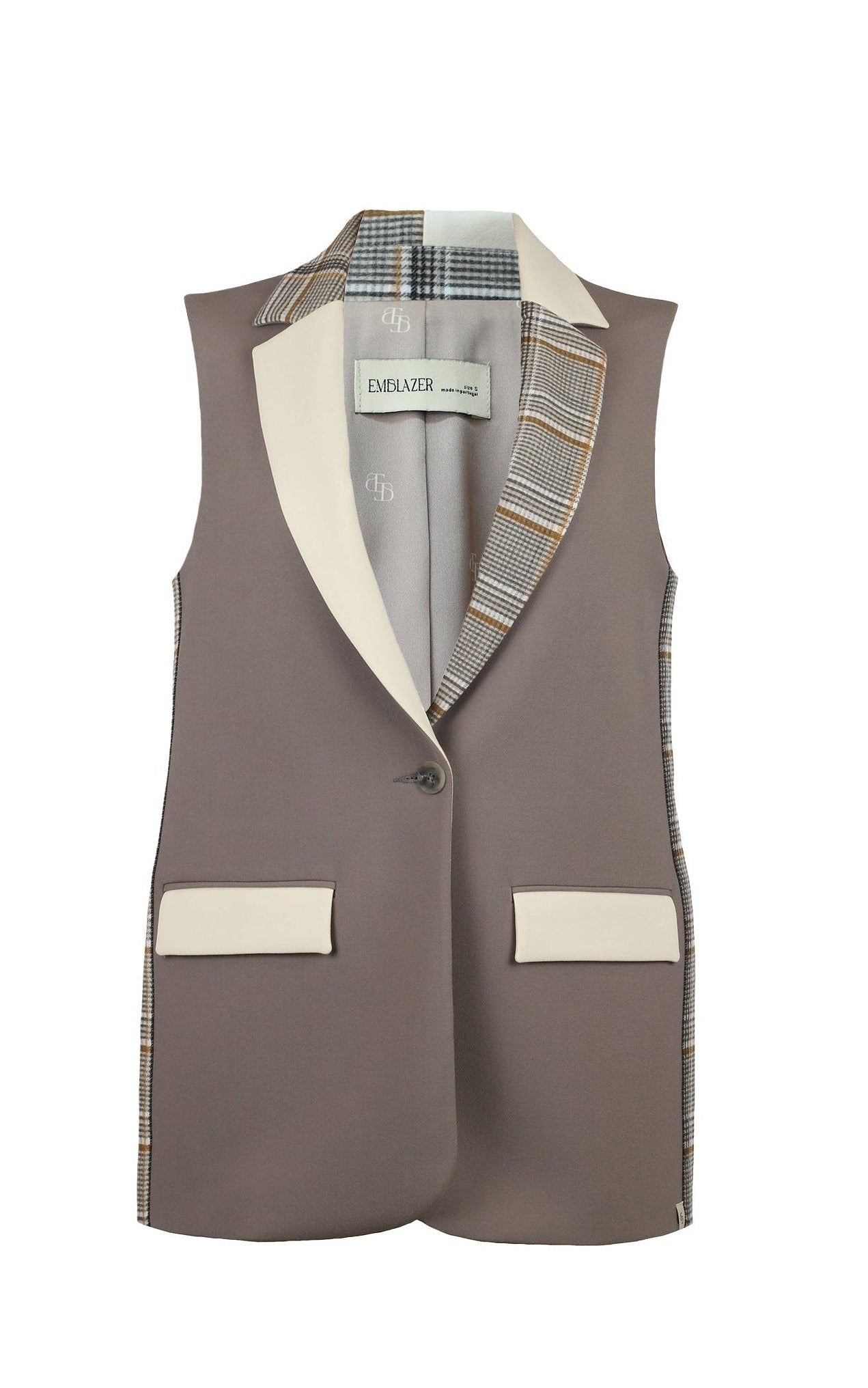 Asymmetric Collar Loose Fit Vest